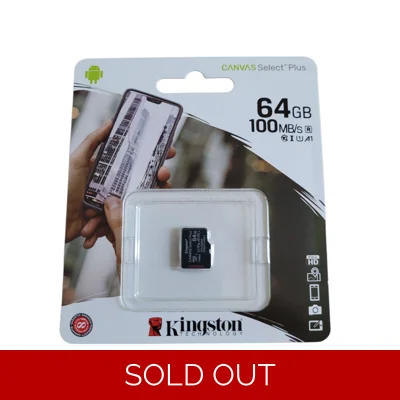 Kingston Canvas Select Plus 64 GB microSD Card